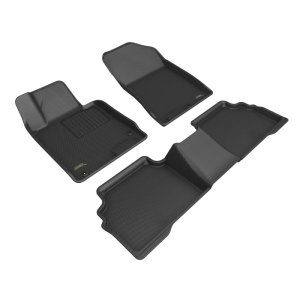 Hyundai Sonata Floor Mats - 3D MAXpider - Kagu - Black - `23-`26 Hyundai Sonata Floor Mats - 3D MAXpider - Kagu - Black - `23-`26